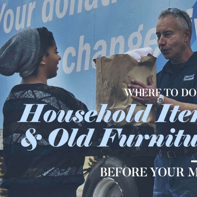 Where To Donate Household Items And Old Furniture Before Your Move