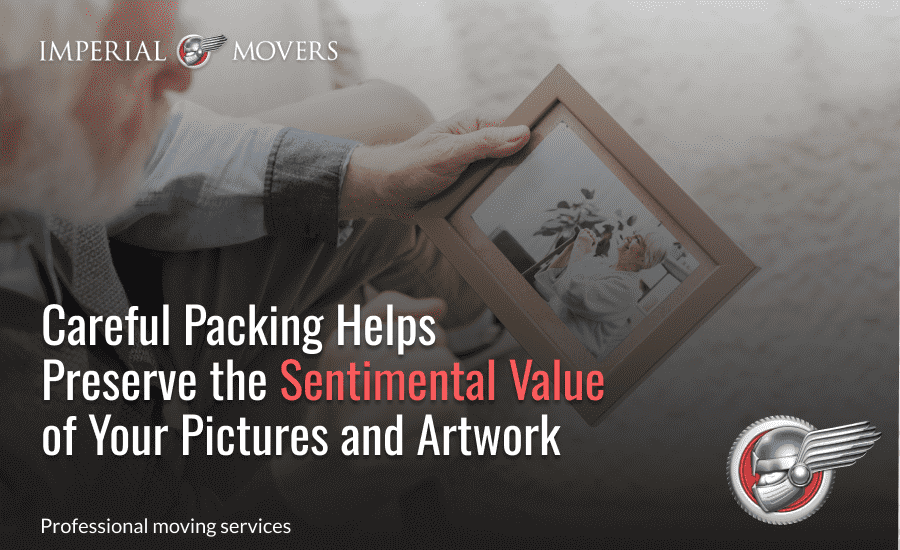An infographic of the benefits of properly packing pictures