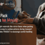 An infographic of how to pack pictures