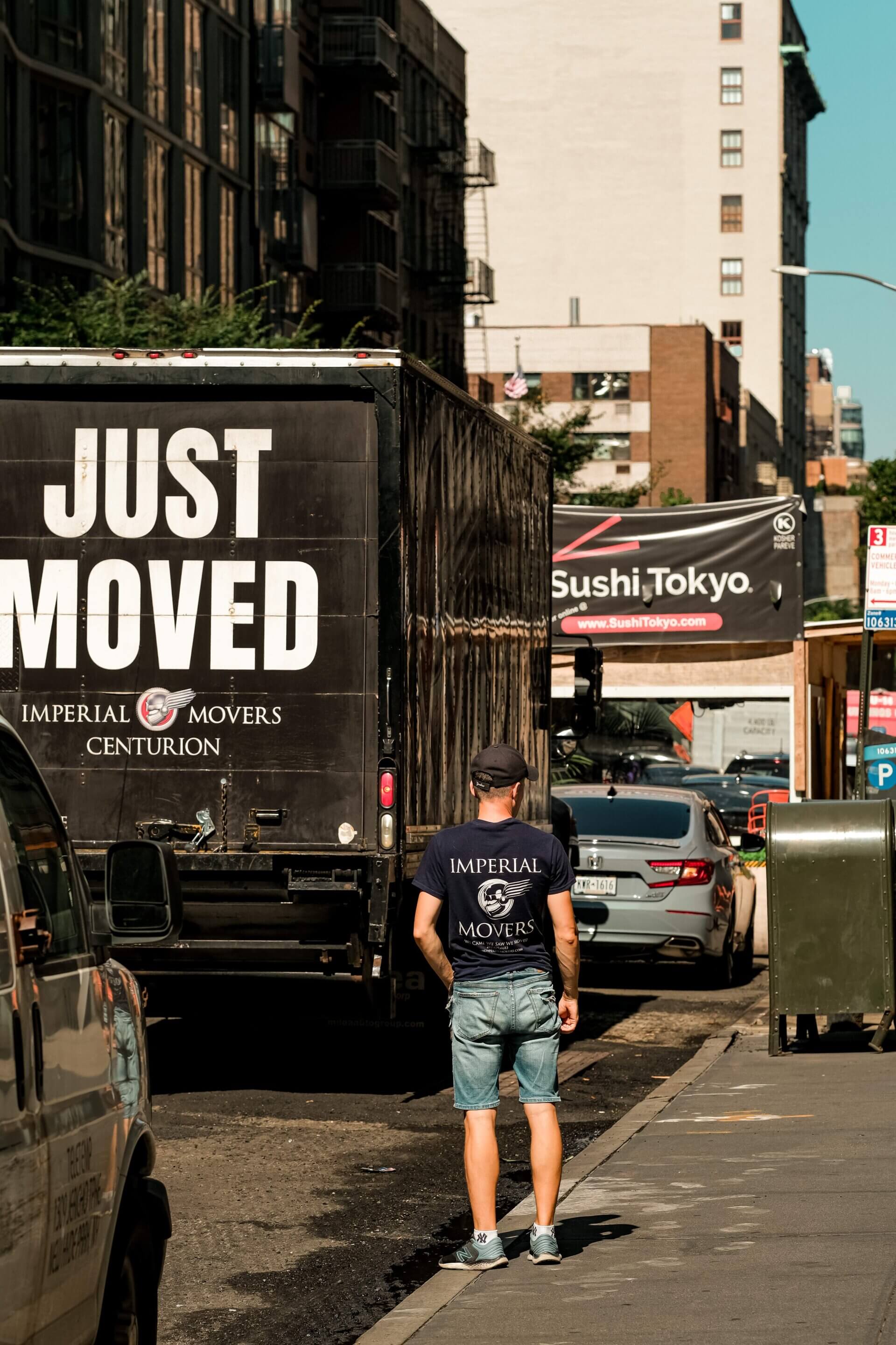 The truck of Imperial Movers