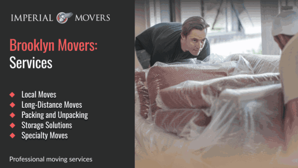 A custom image listing the services offered by Brooklyn movers