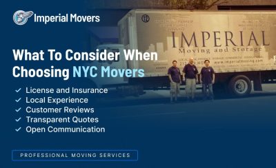 What to consider when choosing NYC movers