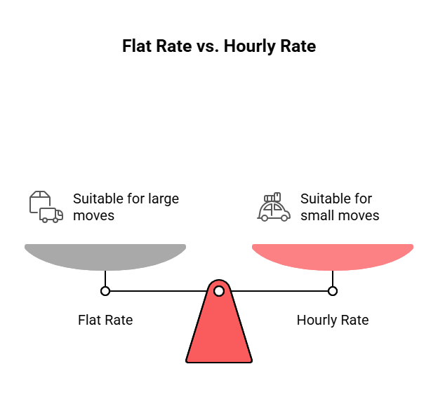 A custom image about flat and hourly rates