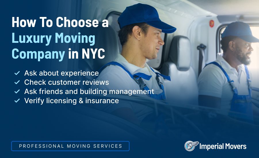  A custom image listing what to look for when choosing white glove moving services