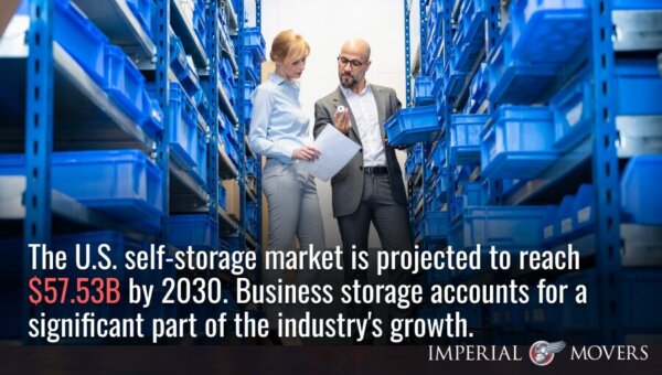 A custom image with stats about the growth of storage units by 2030